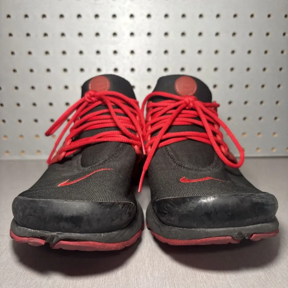 Nike Air Presto By You Mens Sz 9 Black Red Sneakers Running Shoes 846438-997